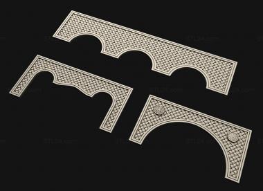 Lattice (Grid with a pattern in the form of a braid, RSH_0053) 3D models for cnc