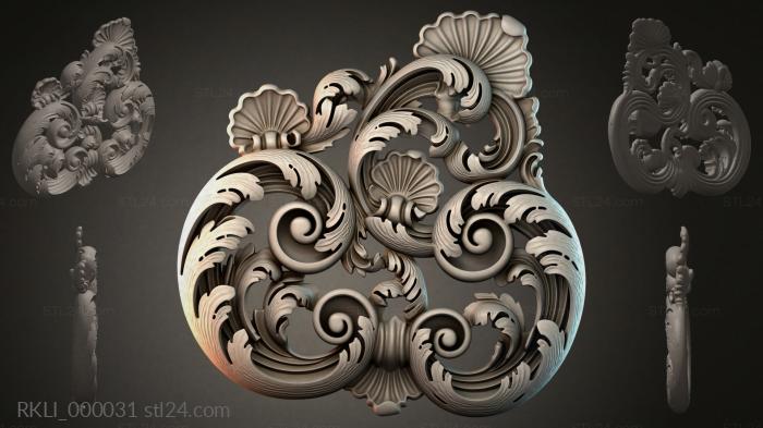 Рокайлы (RKLI_000031) 3D модель для ЧПУ станка