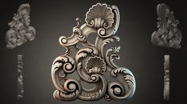 Rokayla (Ornamental Baroque Scroll, RKLI_000034) 3D models for cnc
