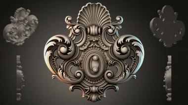 Rokayla (Ornamental Baroque rosette, RKLI_000039) 3D models for cnc