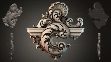 Rokayla (Openwork baroque scroll, RKLI_000046) 3D models for cnc