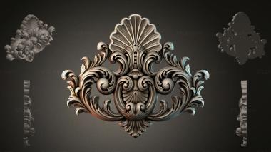 Rokayla (Ornamental Baroque cartouche, RKLI_000059) 3D models for cnc