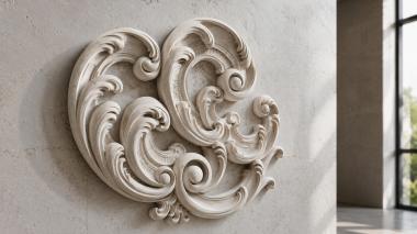 Rokayla Ornamental scroll composition 3d model