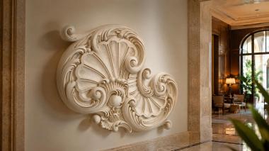 Rokayla Baroque ornamental overlay 3d model