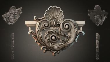 Rokayla Classic Ornamental Bracket 3d model
