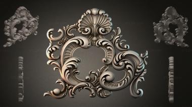 Rokayla Ornamental openwork frame 3d model