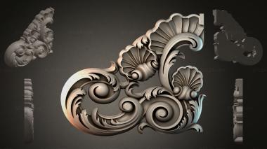 Rokayla Openwork ornamental curl 3d model