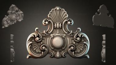 Rokayla Ornamental Baroque cartouche 3d model