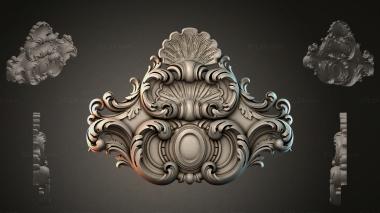 Rokayla Baroque vanity with shell 3d model