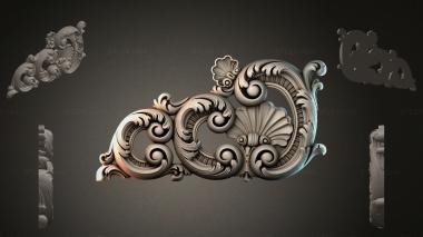 Rokayla Baroque Ornamental Scroll 3d model