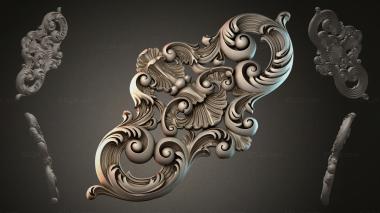 Rokayla Openwork ornamental curl 3d model