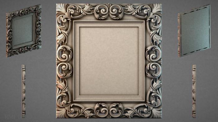 Рамы декоративные, обрамления (RMI_000005) 3D модель для ЧПУ станка