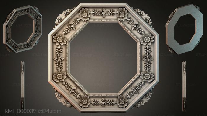 Рамы декоративные, обрамления (RMI_000039) 3D модель для ЧПУ станка