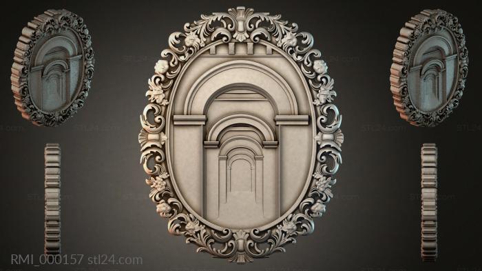 Рамы декоративные, обрамления (RMI_000157) 3D модель для ЧПУ станка