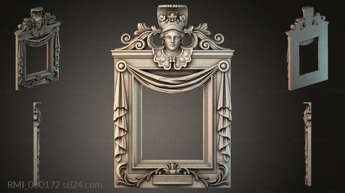 Рамы декоративные, обрамления (RMI_000172) 3D модель для ЧПУ станка