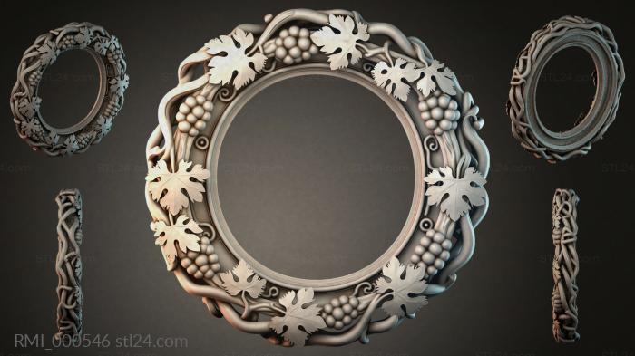 Рамы декоративные, обрамления (RMI_000546) 3D модель для ЧПУ станка