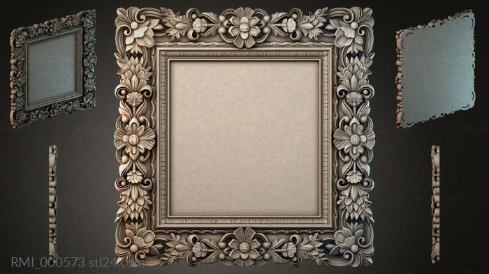 Рамы декоративные, обрамления (RMI_000573) 3D модель для ЧПУ станка