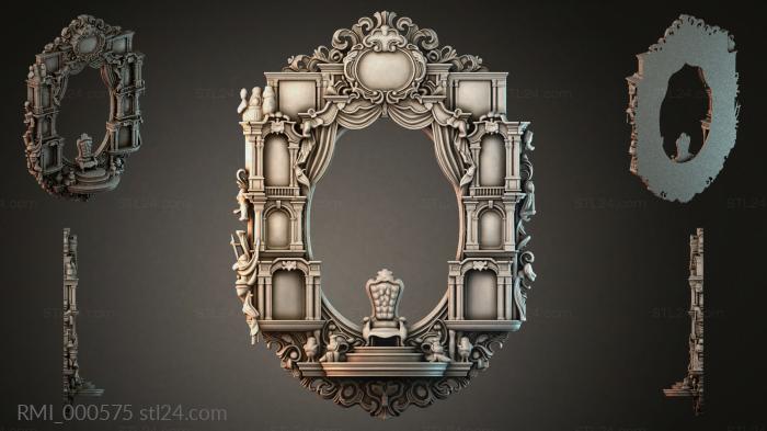 Рамы декоративные, обрамления (RMI_000575) 3D модель для ЧПУ станка