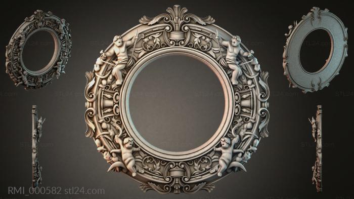 Рамы декоративные, обрамления (RMI_000582) 3D модель для ЧПУ станка