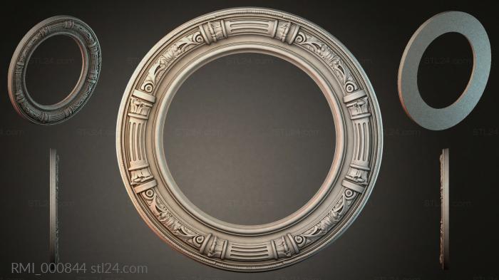 Рамы декоративные, обрамления (RMI_000844) 3D модель для ЧПУ станка
