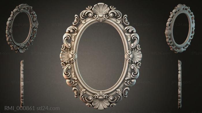 Рамы декоративные, обрамления (RMI_000861) 3D модель для ЧПУ станка