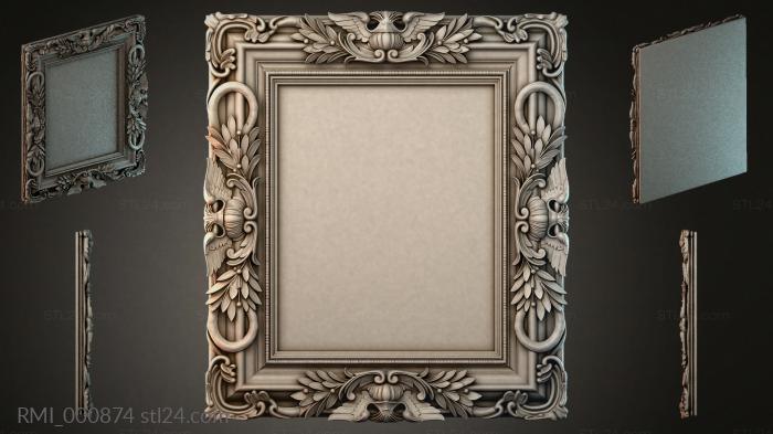 Рамы декоративные, обрамления (RMI_000874) 3D модель для ЧПУ станка
