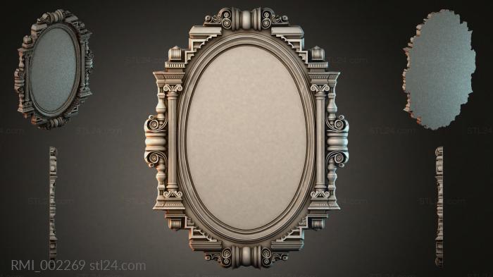 Рамы декоративные, обрамления (RMI_002269) 3D модель для ЧПУ станка