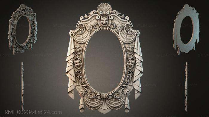 Рамы декоративные, обрамления (RMI_002364) 3D модель для ЧПУ станка