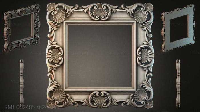 Рамы декоративные, обрамления (RMI_002485) 3D модель для ЧПУ станка