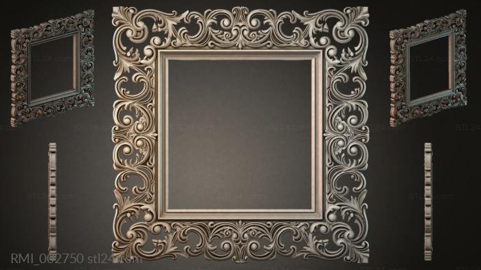 Рамы декоративные, обрамления (RMI_002750) 3D модель для ЧПУ станка