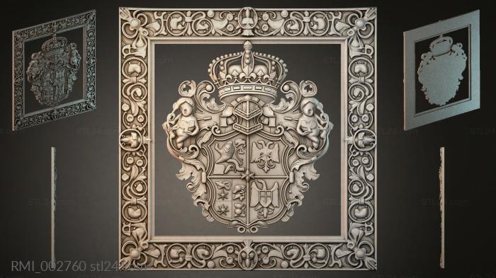 Рамы декоративные, обрамления (RMI_002760) 3D модель для ЧПУ станка