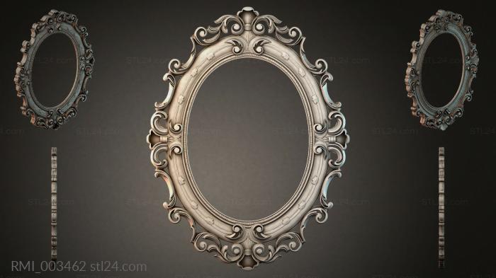 Рамы декоративные, обрамления (RMI_003462) 3D модель для ЧПУ станка