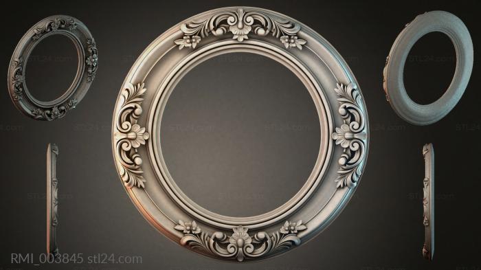 Рамы декоративные, обрамления (RMI_003845) 3D модель для ЧПУ станка