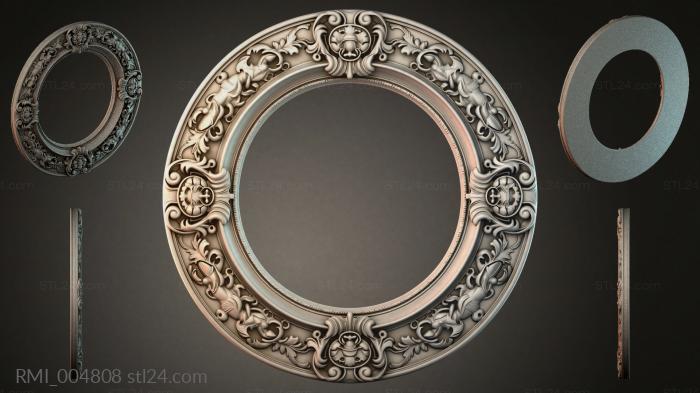 Рамы декоративные, обрамления (RMI_004808) 3D модель для ЧПУ станка
