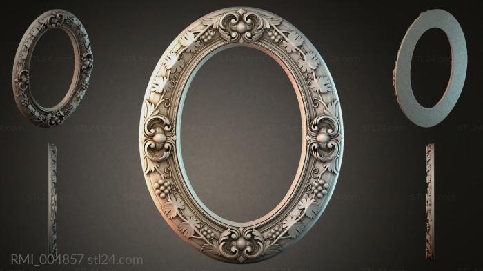 Рамы декоративные, обрамления (RMI_004857) 3D модель для ЧПУ станка