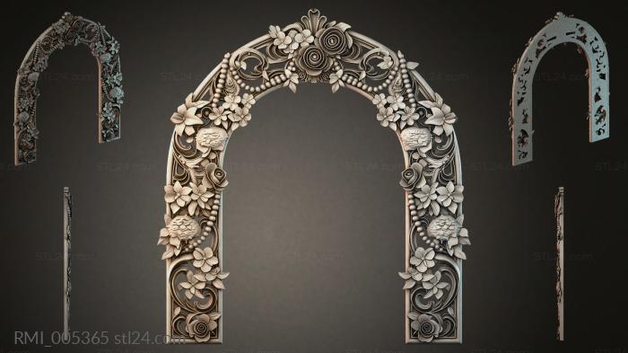 Рамы декоративные, обрамления (RMI_005365) 3D модель для ЧПУ станка