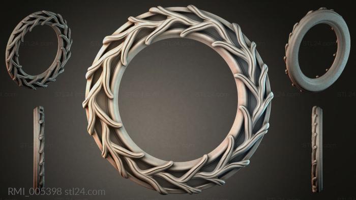 Рамы декоративные, обрамления (RMI_005398) 3D модель для ЧПУ станка