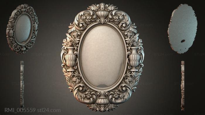 Рамы декоративные, обрамления (RMI_005559) 3D модель для ЧПУ станка