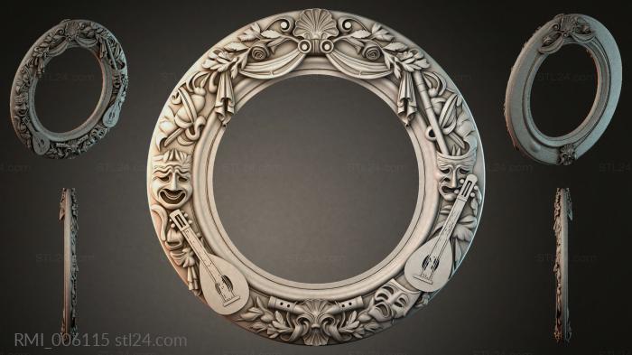Рамы декоративные, обрамления (RMI_006115) 3D модель для ЧПУ станка
