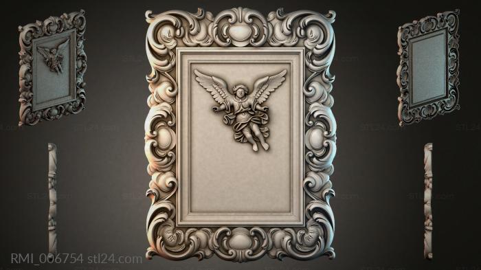 Рамы декоративные, обрамления (RMI_006754) 3D модель для ЧПУ станка