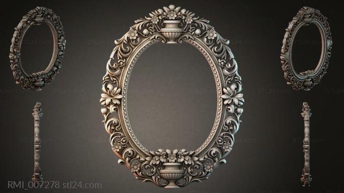 Рамы декоративные, обрамления (RMI_007278) 3D модель для ЧПУ станка