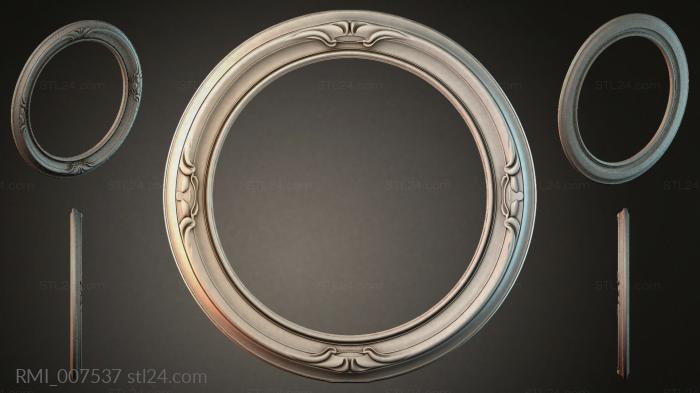 Рамы декоративные, обрамления (RMI_007537) 3D модель для ЧПУ станка
