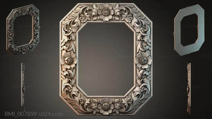 Рамы декоративные, обрамления (RMI_007899) 3D модель для ЧПУ станка