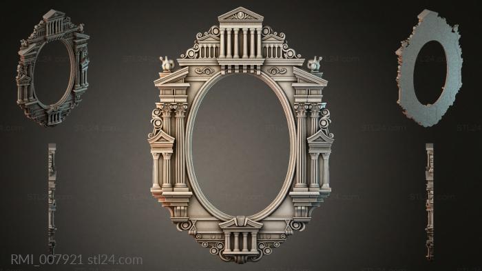 Рамы декоративные, обрамления (RMI_007921) 3D модель для ЧПУ станка