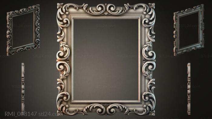 Рамы декоративные, обрамления (RMI_008147) 3D модель для ЧПУ станка