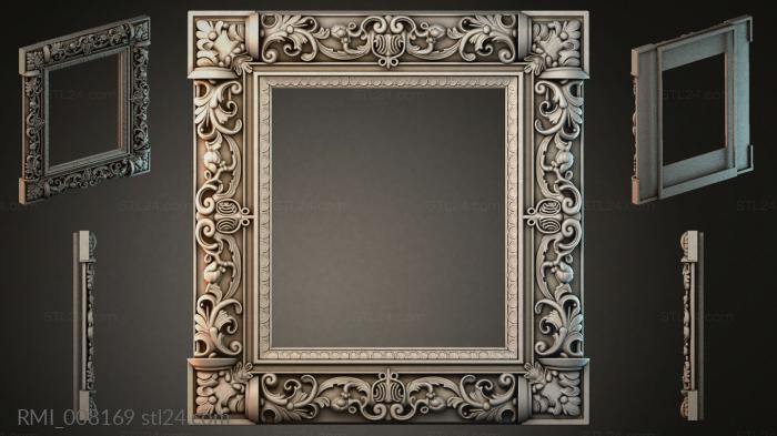 Рамы декоративные, обрамления (RMI_008169) 3D модель для ЧПУ станка