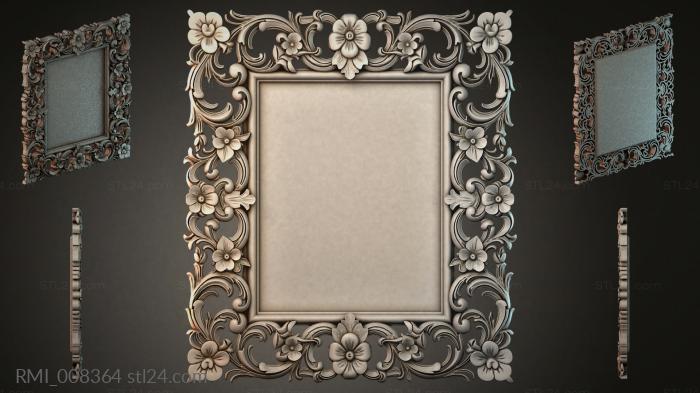 Рамы декоративные, обрамления (RMI_008364) 3D модель для ЧПУ станка