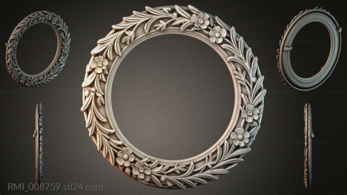 Рамы декоративные, обрамления (RMI_008759) 3D модель для ЧПУ станка