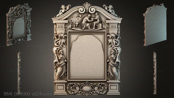 Рамы декоративные, обрамления (RMI_009000) 3D модель для ЧПУ станка
