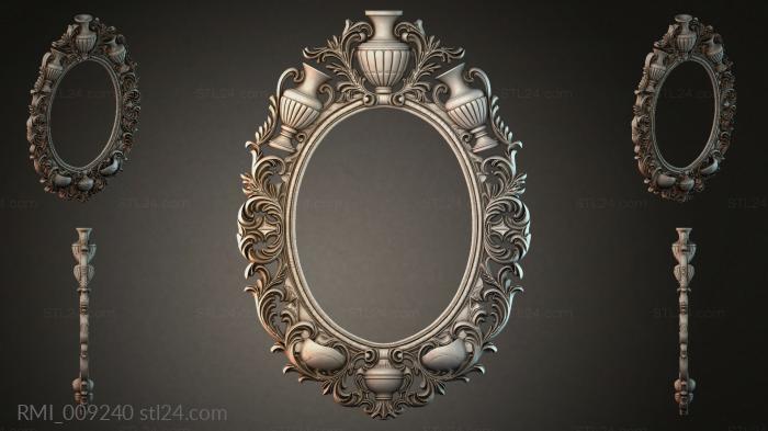 Рамы декоративные, обрамления (RMI_009240) 3D модель для ЧПУ станка